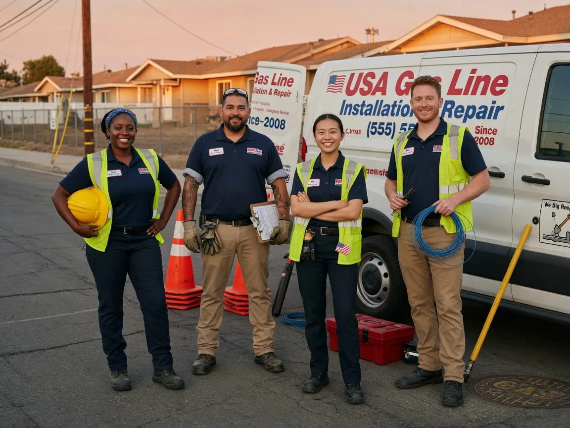 Gas Line Installation company in Melcher Dallas, IA